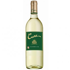 Vino blanco verdejo D.O.Rueda CUNE botella 75 cl